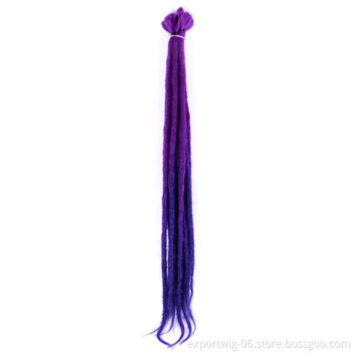Answer Hot Selling Factory Price Dread Locks Crochet Braid Hair Faux Locs Synthetic Hair Extension for Women
